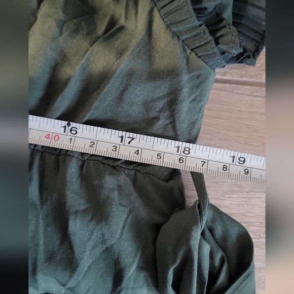 Bloomchic 2 Tone Chiffon Sleeve Wide Leg Jumpsuit Size 1X - Picture 9 of 10